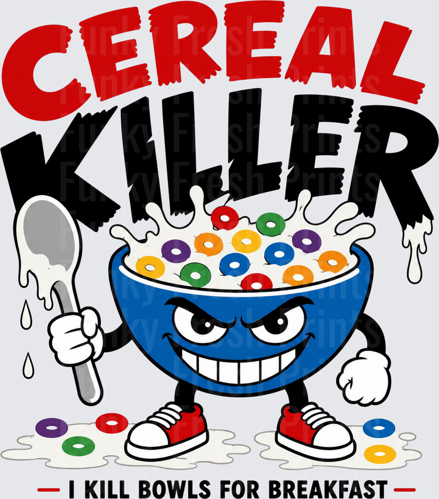 Cereal Killer I Kill Bowls For Breakfast