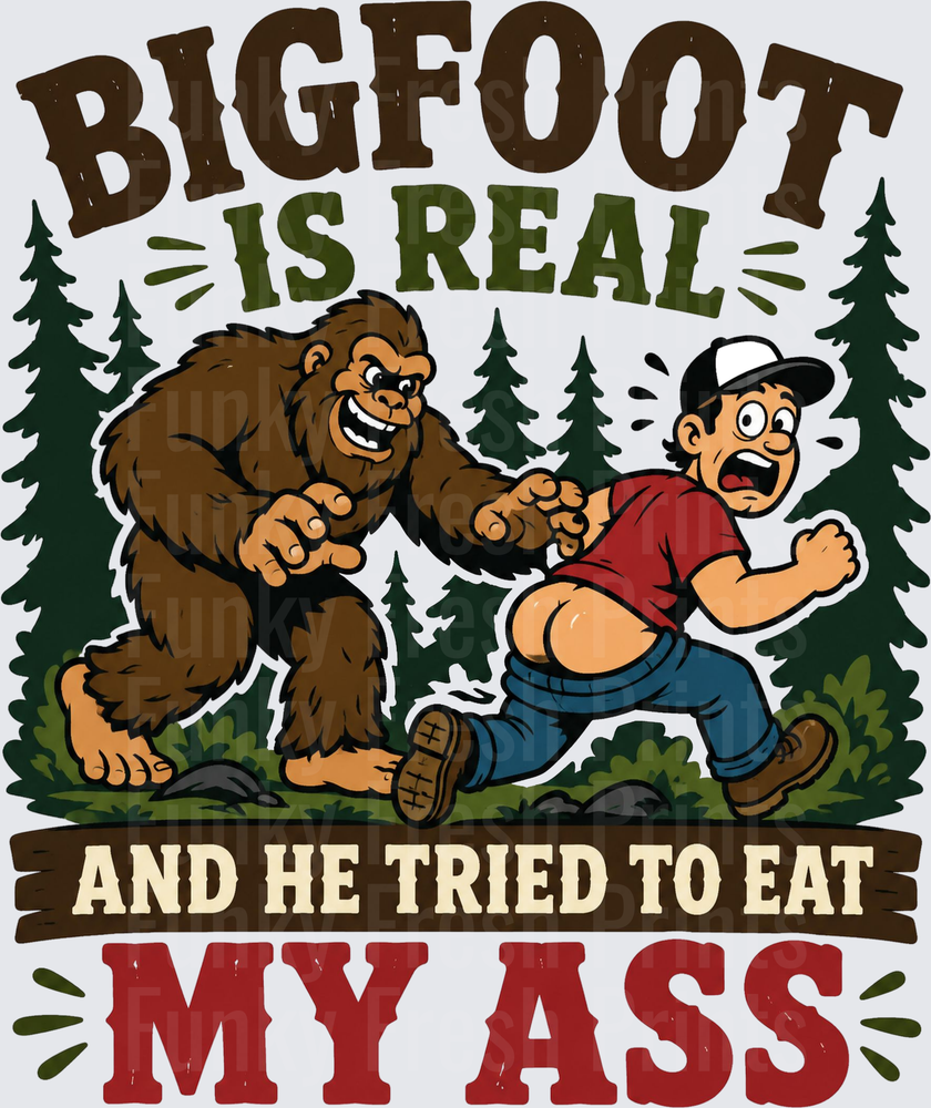 Bigfoot Is Real And He Tried To Eat My Ass - Forest Chase