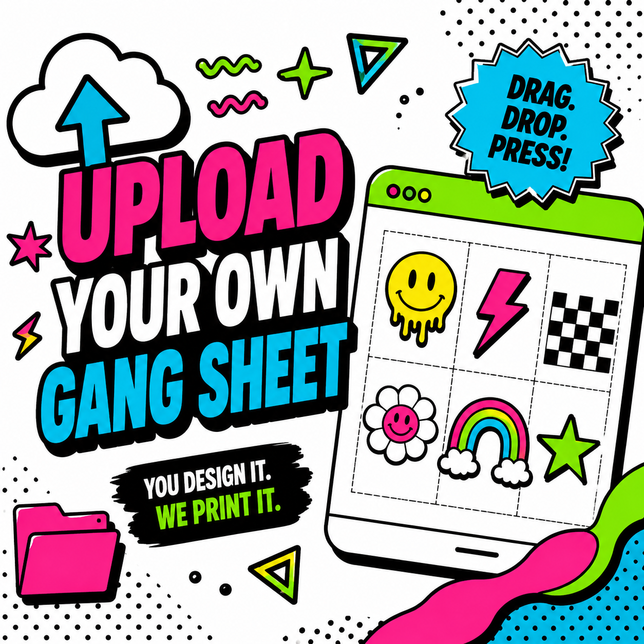 Upload a gang sheet